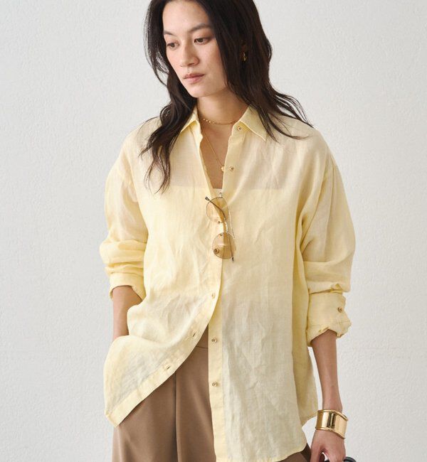 「リネンバックタイシャツ」|シャツ・ブラウス|