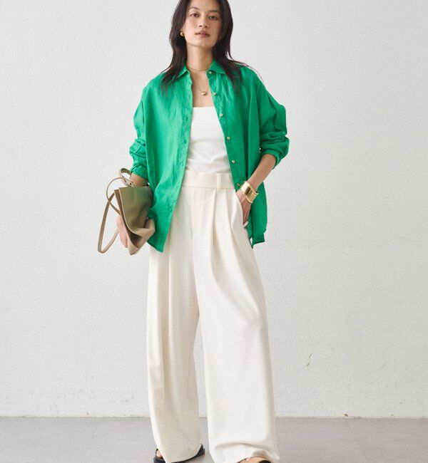  「リネンバックタイシャツ」|シャツ・ブラウス|