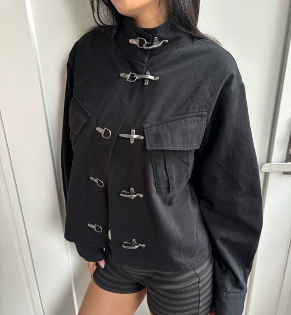  「ファイヤーマンミリタリーシャツジャケット」|ブルゾン・スタジャン|