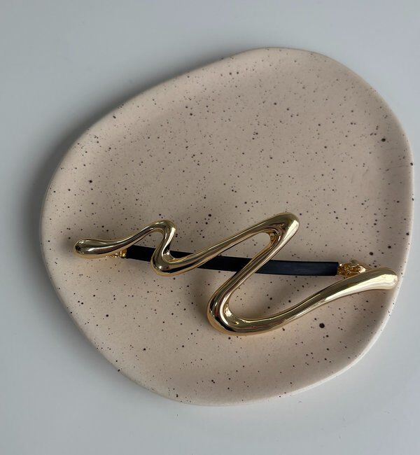  「【WEB限定】〈GOLDY/ゴールディ〉カーブラインスリムバレッタ2」|リング|