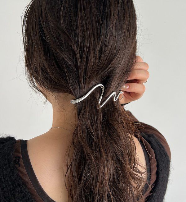  「【WEB限定】〈GOLDY/ゴールディ〉カーブラインスリムバレッタ2」|リング|