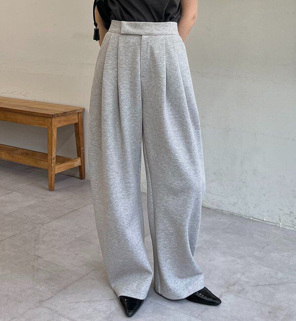  「ダンボールカーブパンツ」|チノ|グレー