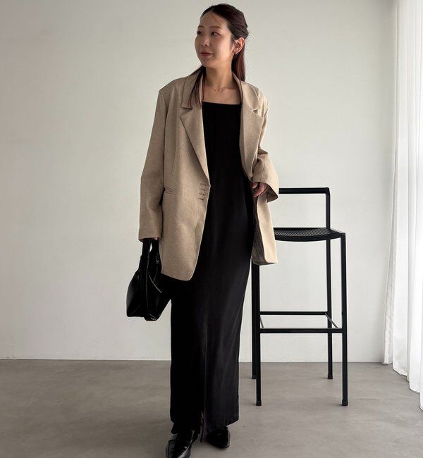  「【tani企画】UネックIラインワンピース」|ワンピース|