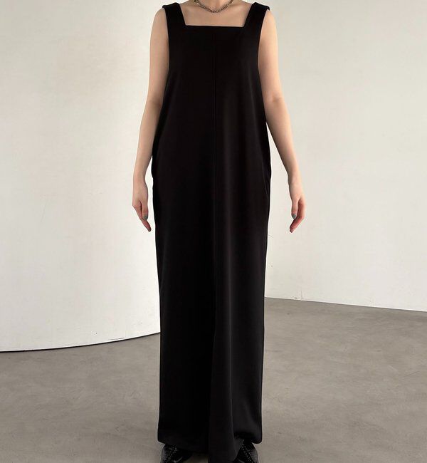  「【tani企画】UネックIラインワンピース」|ワンピース|