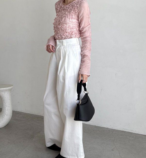  「シアーバブルブラウス」|シャツ・ブラウス|