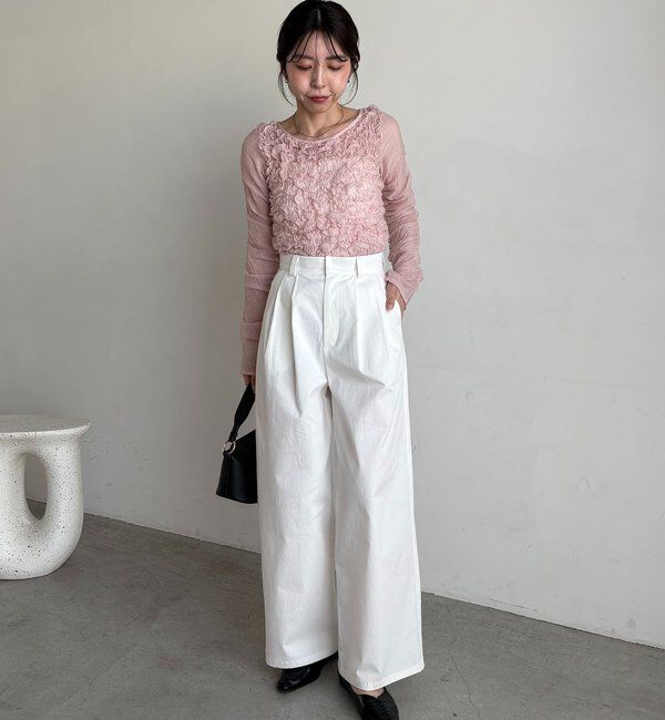  「シアーバブルブラウス」|シャツ・ブラウス|