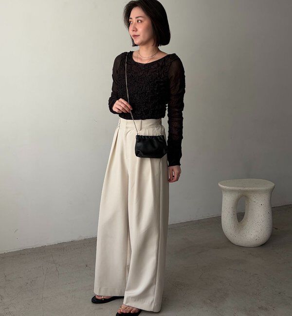  「シアーバブルブラウス」|シャツ・ブラウス|