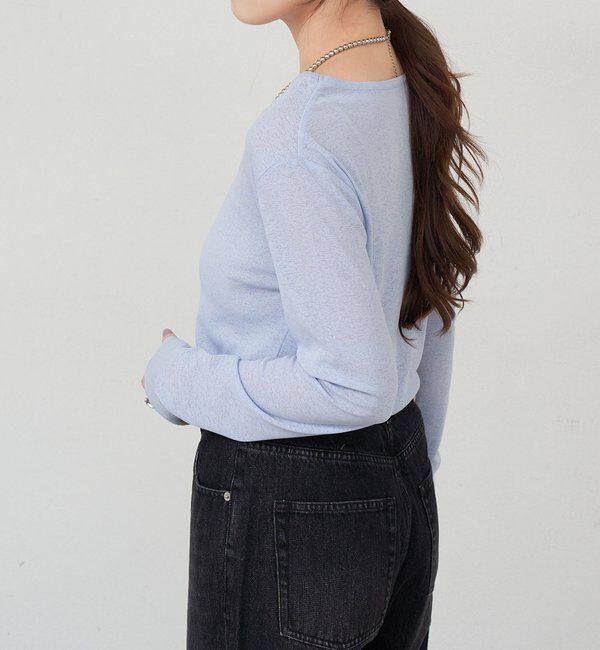  「シアーロングスリーブTee」|Tシャツ・カットソー|