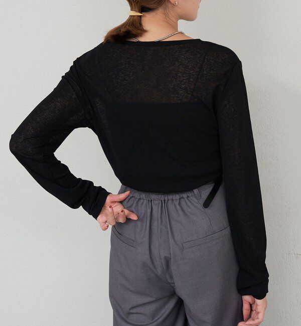  「シアーロングスリーブTee」|Tシャツ・カットソー|