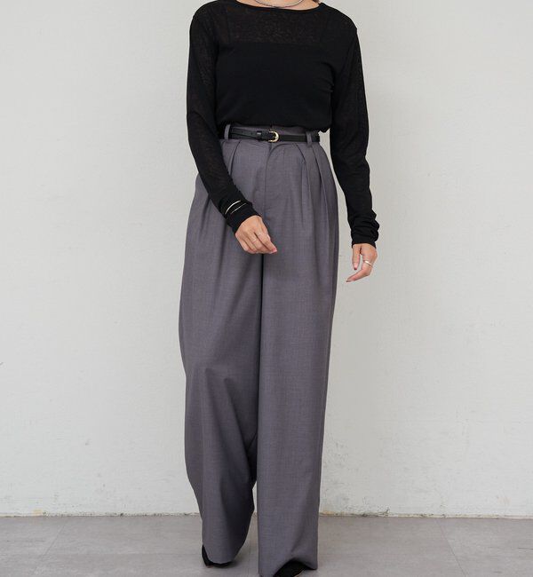  「シアーロングスリーブTee」|Tシャツ・カットソー|