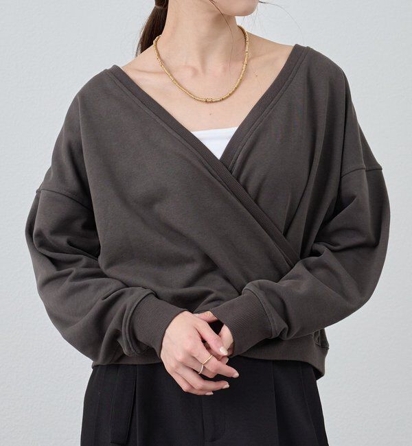  「カシュクールスウェット」|Tシャツ・カットソー|トープ