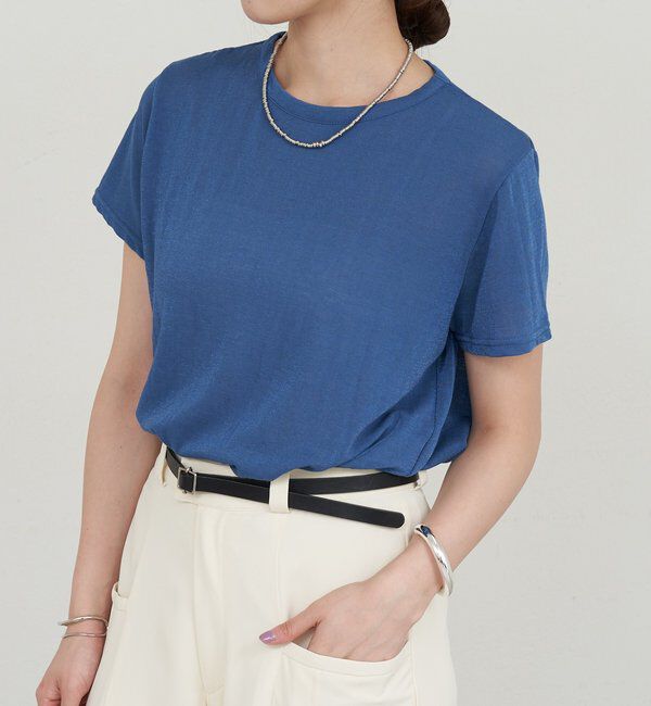  「シャイニー天竺Tシャツ」|Tシャツ・カットソー|