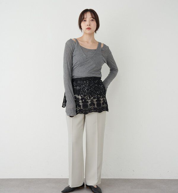  「センタープレスパンツ」|チノ|