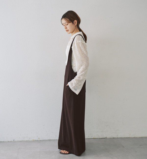  「絡みレースシャツ&times;ビスチェSET」|Tシャツ・カットソー|