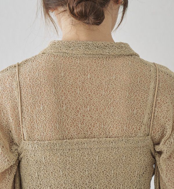  「絡みレースシャツ&times;ビスチェSET」|Tシャツ・カットソー|