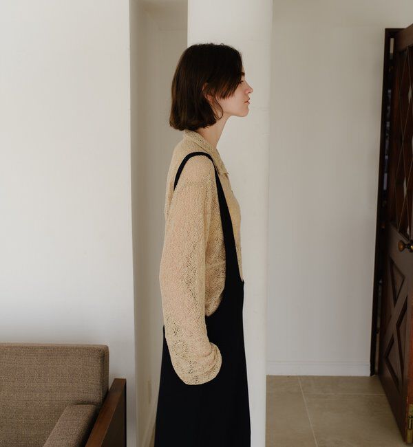  「絡みレースシャツ&times;ビスチェSET」|Tシャツ・カットソー|