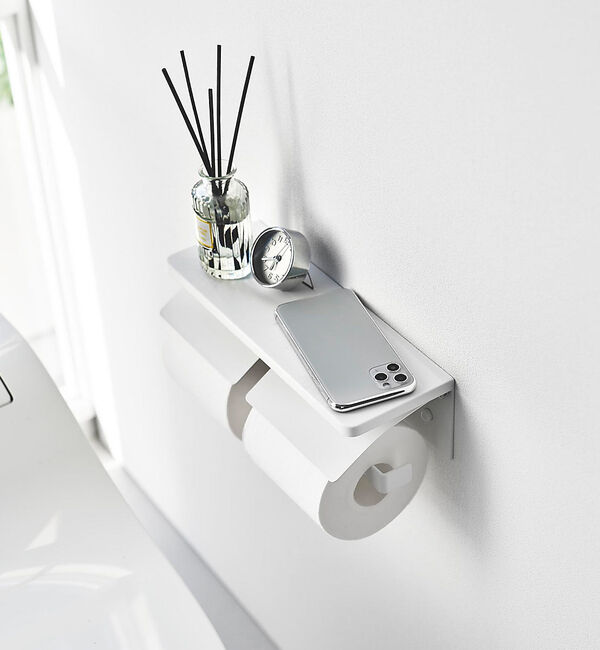 collex「【tower/タワー】ウォールトイレットペーパーホルダー ダブル 石こうボード壁」|その他|