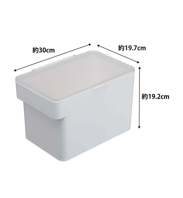 collex「【tower】密閉 シンク下米びつ 5kg 計量カップ付 スリム 米保存容器」|食器・キッチングッズ|