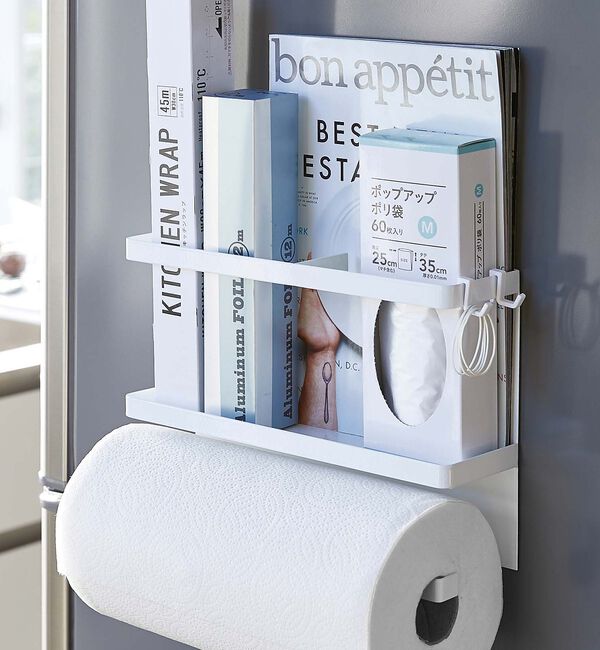 collex「【tower】マグネット キッチンペーパー＆ラップホルダー 冷蔵庫収納 小物整理」|食器・キッチングッズ|