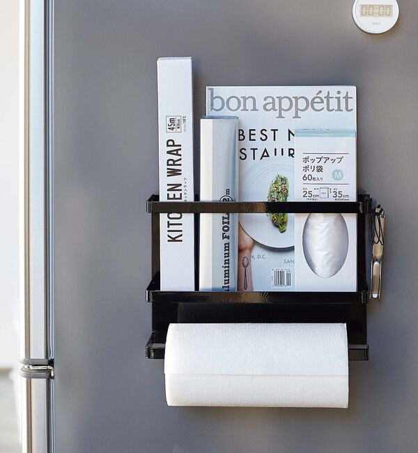 collex「【tower】マグネット キッチンペーパー＆ラップホルダー 冷蔵庫収納 小物整理」|食器・キッチングッズ|
