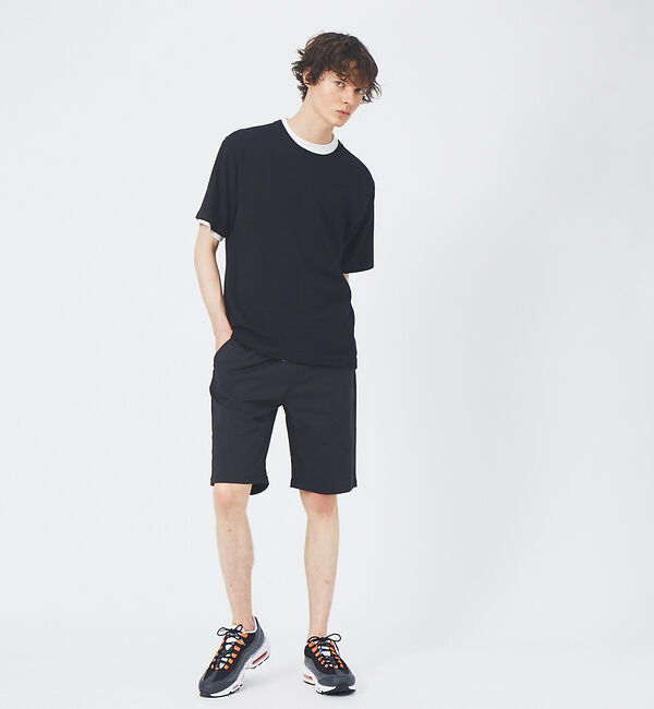 ABAHOUSE「アンサンブル ニット ポケットTシャツ」|Tシャツ・カットソー|