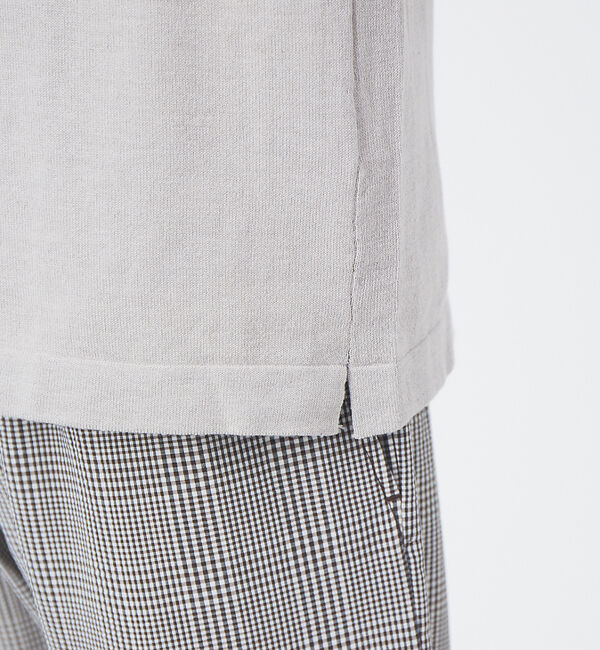 ABAHOUSE「アンサンブル ニット ポケットTシャツ」|Tシャツ・カットソー|