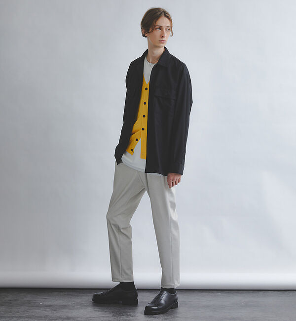 ABAHOUSE「【インバーテッドプリーツ】ワーク シャツブルゾン / オーバーシャツ」|シャツ・ブラウス|