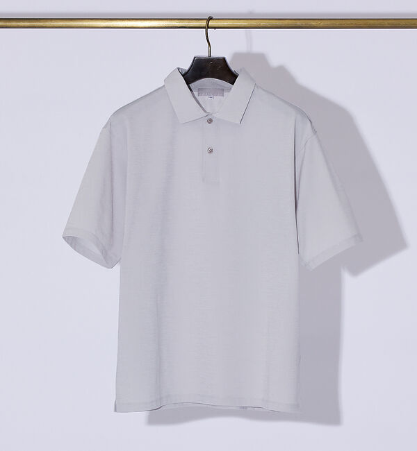 ABAHOUSE「エアファンクション ポロシャツ」|ポロシャツ|グレージュ