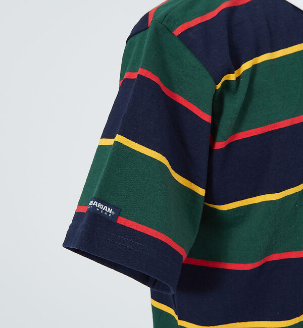 ABAHOUSE「【BARBARRIAN / バーバリアン】LIGHT WEGHT 無地/ボーダー」|ポロシャツ|