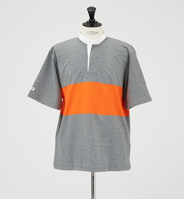 ABAHOUSE「【BARBARRIAN / バーバリアン】LIGHT WEGHT ヘンリーネック」|ポロシャツ|オレンジ系その他1