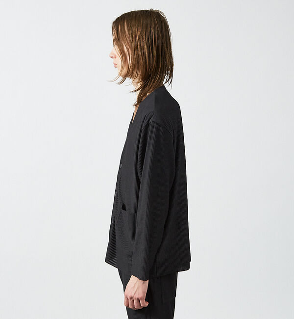 ABAHOUSE「【AH ABAHOUSE/セットアップ対応】プリーツ カーディガン」|カーディガン|