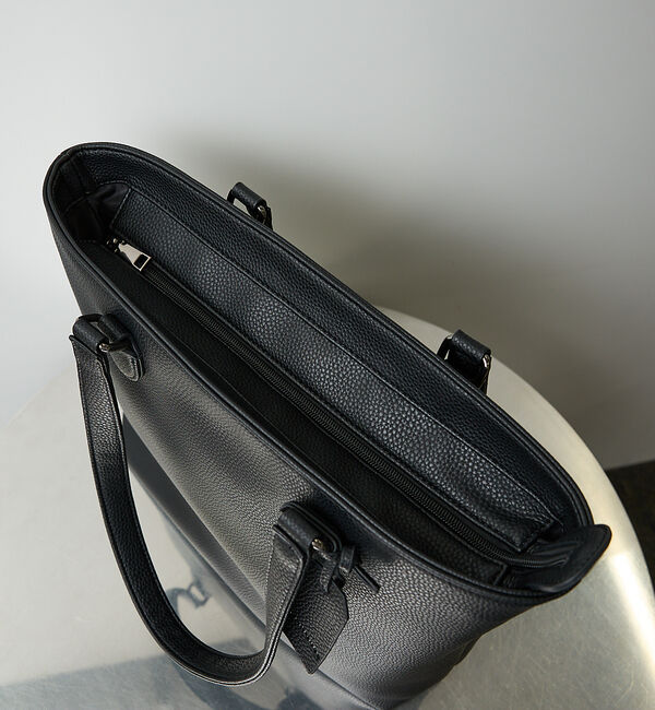 ABAHOUSE「【WEB別注】シボレザー トートバッグ スマートサイズ / 13インチPC対応」|トートバッグ|