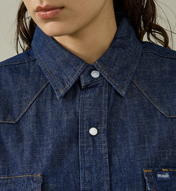 ABAHOUSE「【Wrangler/ラングラー】ウエスタンデニムシャツ / Western De」|シャツ・ブラウス|