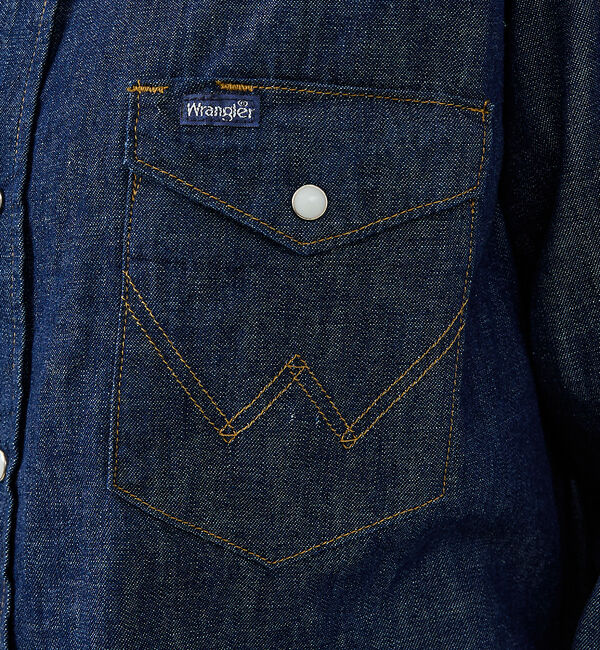ABAHOUSE「【Wrangler/ラングラー】ウエスタンデニムシャツ / Western De」|シャツ・ブラウス|