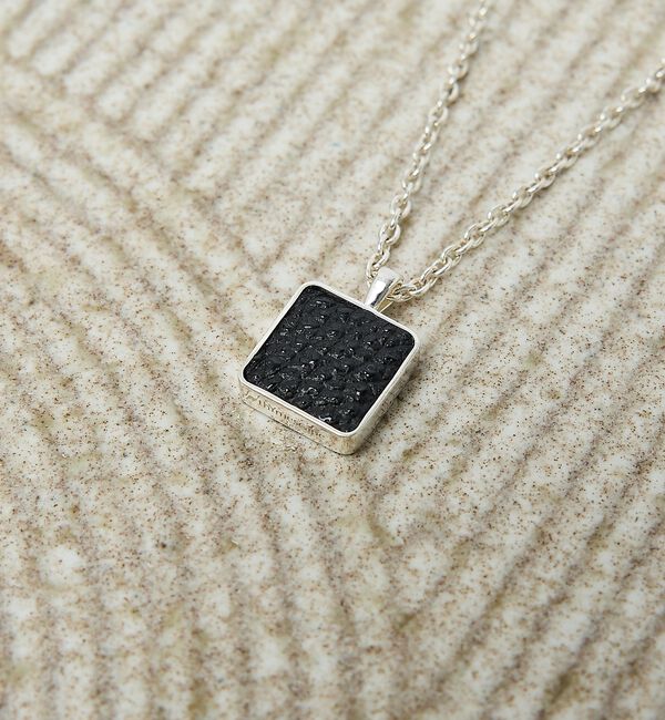 ABAHOUSE「【UNISEX】SQUARE PLATE PENDANT / スクエアプレート」|ネックレス|