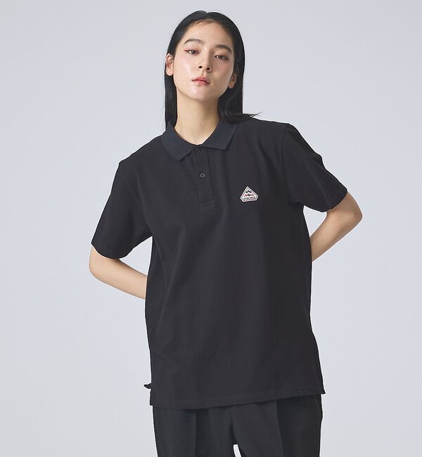 ABAHOUSE「【PYRENEX / ピレネックス】リラックスポロシャツ/POLO/HMZ012」|ポロシャツ|ブラック