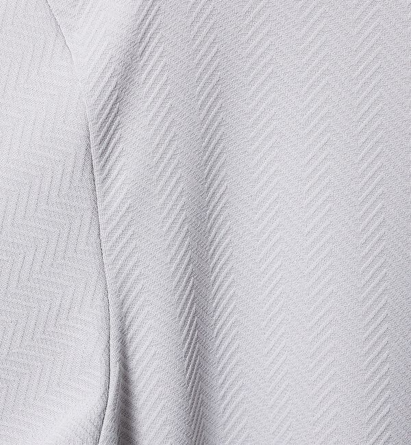 ABAHOUSE「ヘリンボーン ジャガード 半袖Tシャツ」|Tシャツ・カットソー|