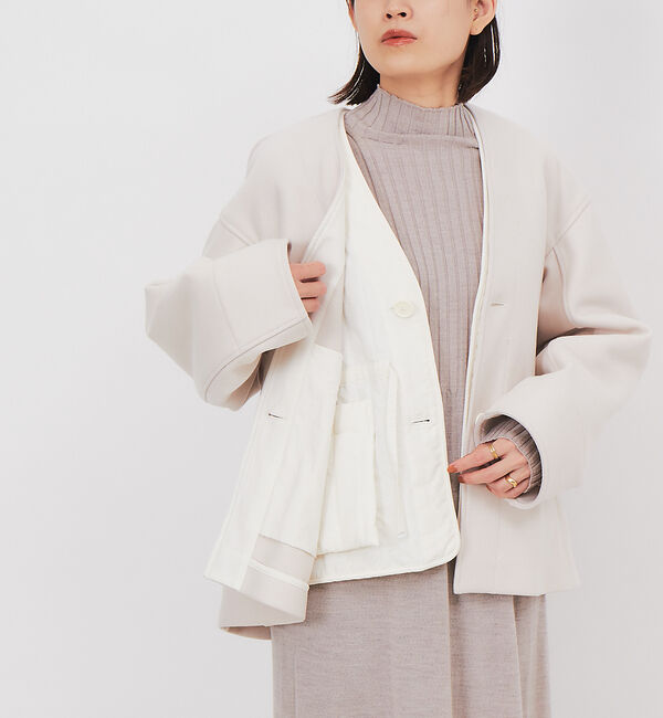 Rouge vif「【CURRENTAGE】ミリタリーブルゾン」|ミリタリー・モッズコート|