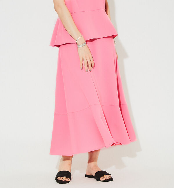 Rouge vif「【セットアップ対応】フレアヘムスカート」|スカート|ピンク