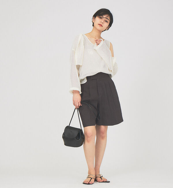 Rouge vif「メッシュノースリーブ(キャミ付き)」|キャミソール|