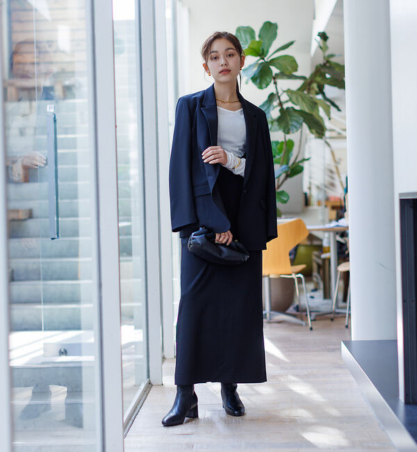 Rouge vif「【セットアップ対応】アシメトリー サスペンダー付きスカート」|スカート|