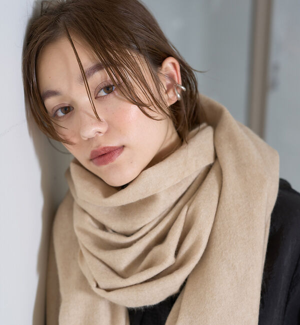 Rouge vif「カシミヤ無染色ストール」|マフラー|