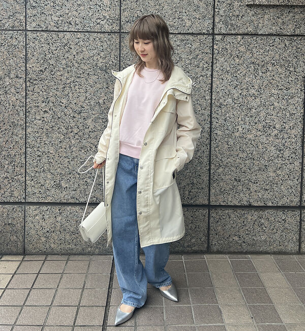 Rouge vif「【TAION/タイオン】ナイロン フード コート / ノンダウン ミリタリー【W」|ブルゾン・スタジャン|