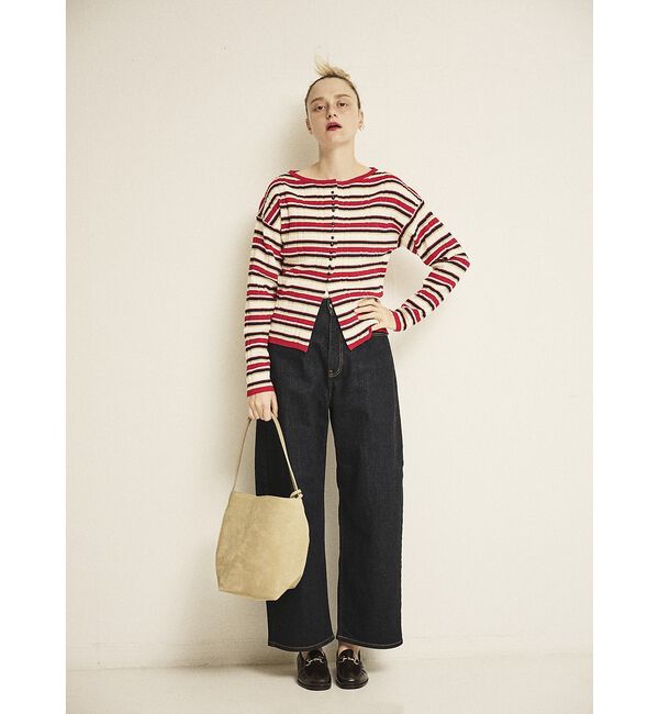 Rouge vif「【AULENTTI/オウレンティ】スウェードワンショルダーバッグ ポーチ付き」|ショルダー・メッセンジャー|