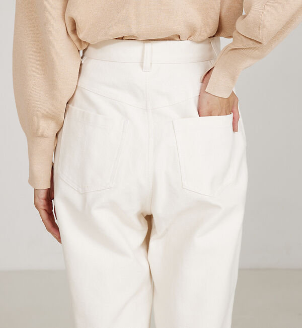 qualite「コットンシャンブレーパンツ」|デニム|