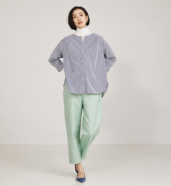 qualite「コットンシャンブレーパンツ」|デニム|