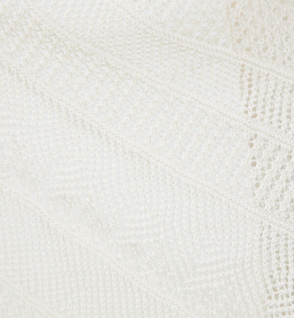 qualite「かぎ針風ニットワンピース」|ワンピース|