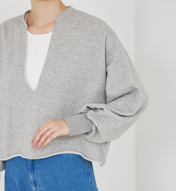 qualite「キーネックオーバースウェット」|スウェット・ジャージ|