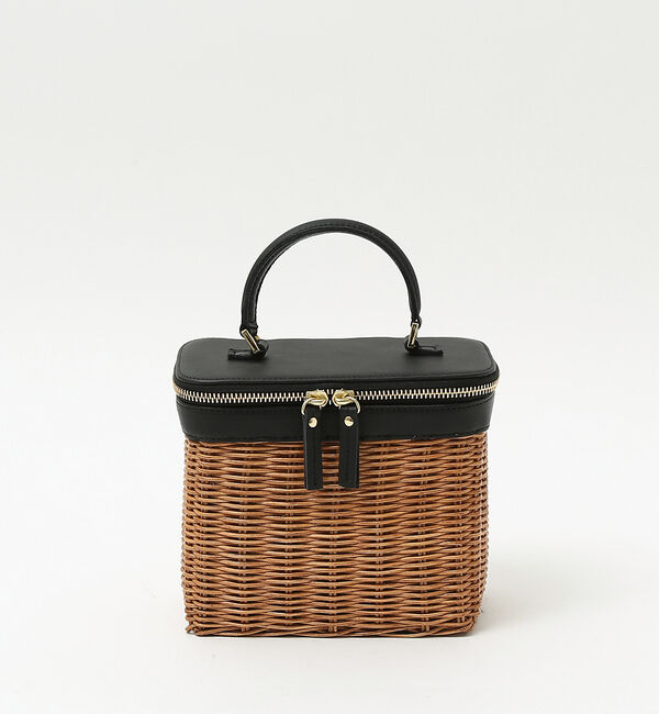 AU BANNISTER「●BAGMATI ラタンショルダーバッグ」|ショルダー・メッセンジャー|ブラック