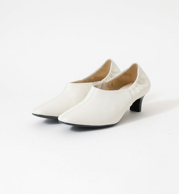AU BANNISTER「ボロネーゼ 甲深パンプス」|パンプス|オフホワイト